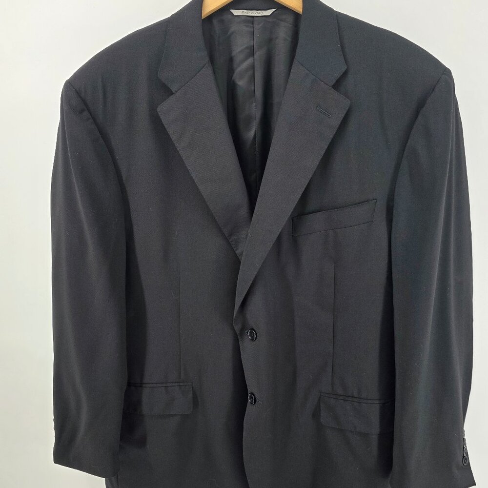 Canali Black Blazer‎ – Size 42R – Made in Italy Two-Button Sport Coat